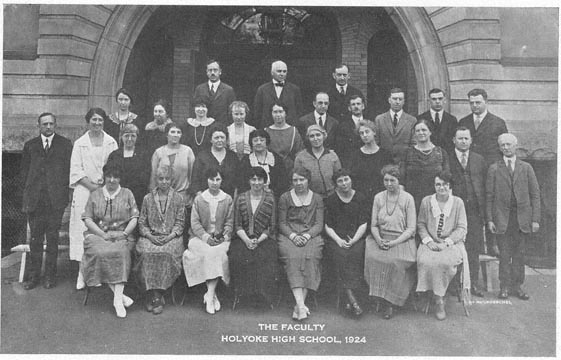 Holyoke High Faculty, 1924