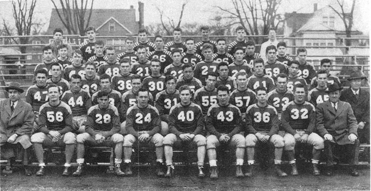 Football Team, Holyoke High School 1944-45