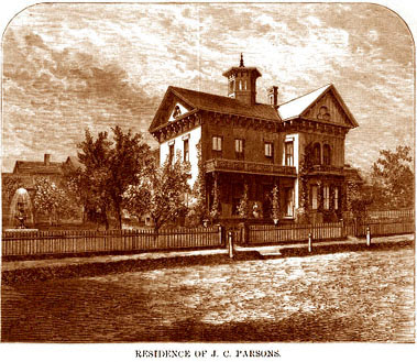 Residence of J.C. Parsons.