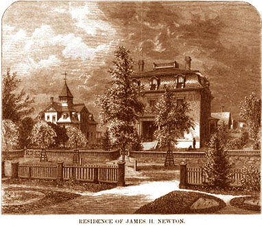 Residence of James H. Newton.