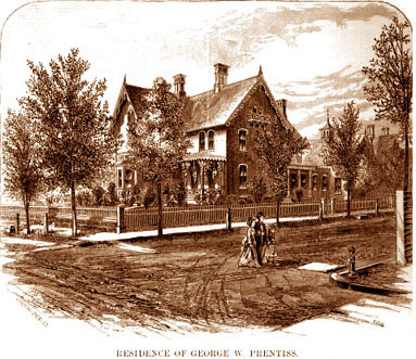 Residence of George W. Prentiss.