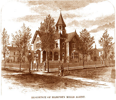 Residence of Hampden Mills Agent.