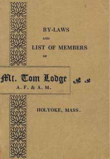 Mount Tom Lodge, Pamplet Cover, 1910