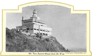 Mt. Tom Summit House from the West