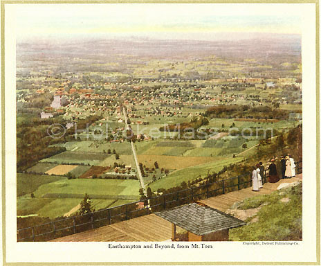 Easthampton and Beyond from Mt. Tom