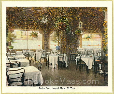 Dining Room, Summit House, Mt. Tom