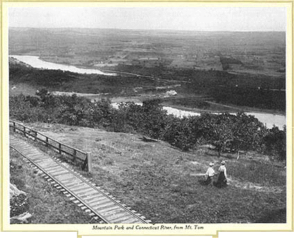 Mountain Park and Connecticut River, from Mt. Tom