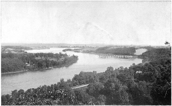 View From Mountain Park, -- Holyoke in the Distance