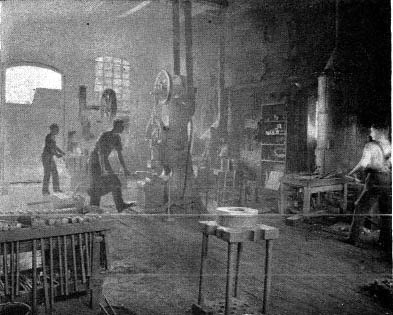 A Glimpse Through the Smoke of <BR>the Blacksmith Shop.