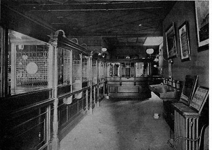 Interior of the Holyoke  Savings Bank