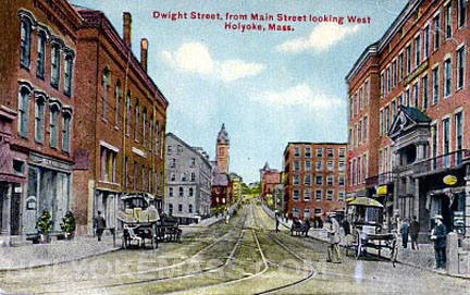 Dwight Street, from Main Street looking West