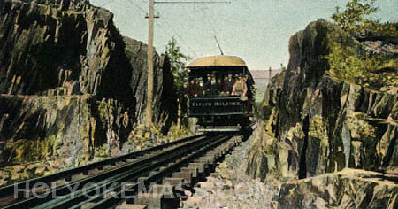 Rock Cut on Mountainside, Mount Tom
