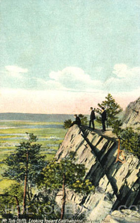 Mt. Tom Cliffs. Looking toward Easthampton