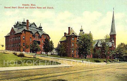 Sacred Heart Church and Sisters Home and Church.