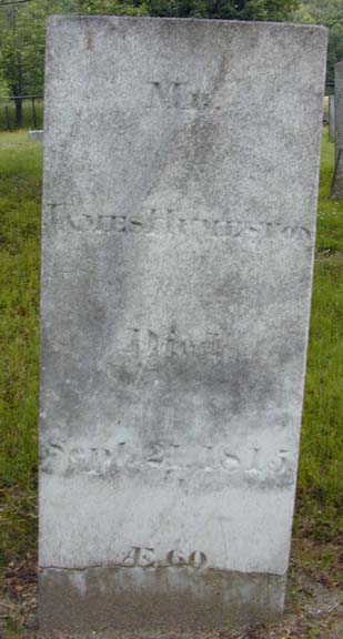 Tombstone of James Humeston