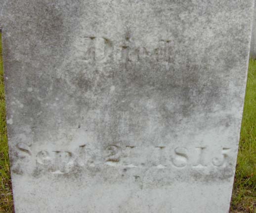 Tombstone of James Humeston