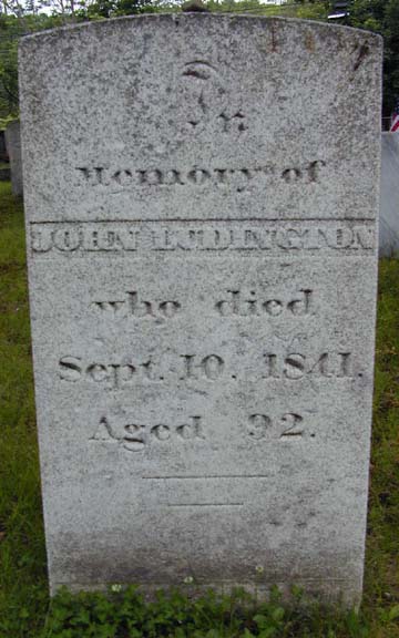 Tombstone of John Ludington