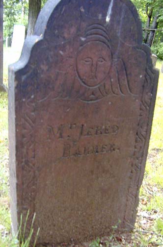 Tombstone of Jered Barker