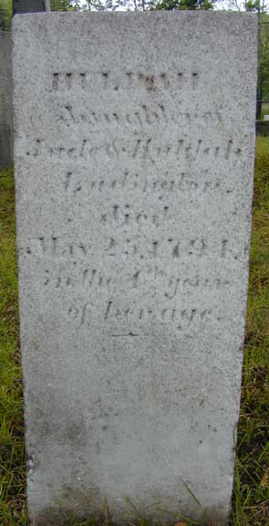 Tombstone of Huldah Ludington