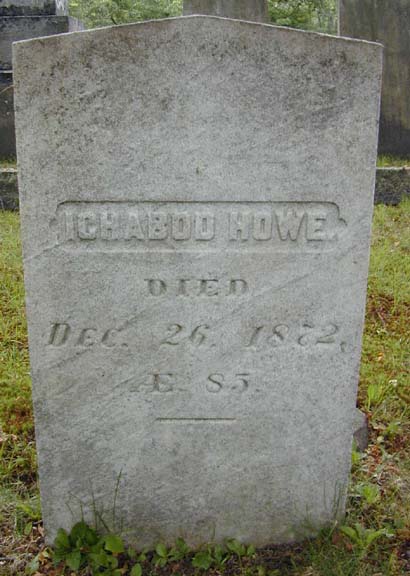 Tombstone of Ichabod Howe, Holyoke, MA