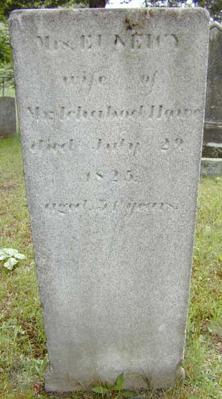 Tombstone of Euneicy Howe, Holyoke, MA