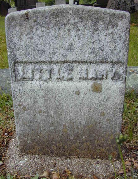 Tombstone of Little Mary Perkins, Holyoke, MA<