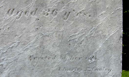 Tombstone of Pamelia Cooley