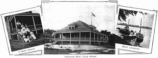 A Happy Group, Ingleside Boat Club House, Boat Landing