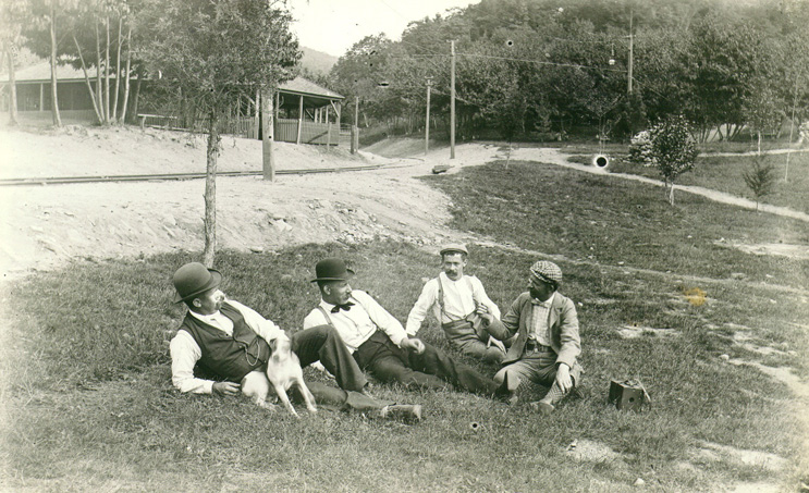 Relaxing at Mountain Park.